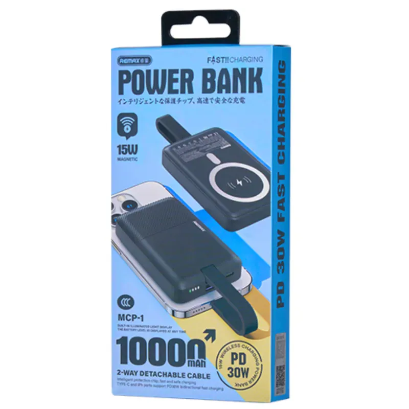 Remax MagSafe PowerBank 10,000mAh Black