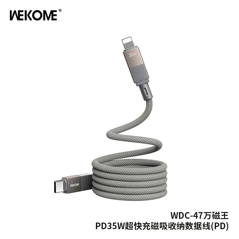 Wekome Magnetic Cable USB-C TO LTG 1m 35W PD