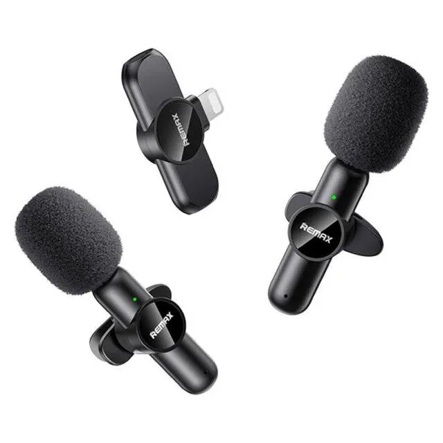 Remax K10 Dual Wireless Mic for Iphone