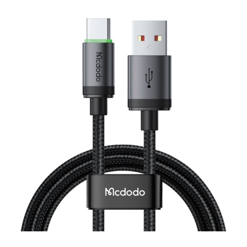 كابل Mcdodo USP-A إلى Type-C مع LED بطول 1 متر